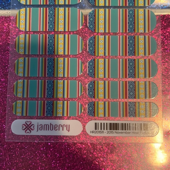 🔴2/$6 Jamberry stripes nail wraps - Picture 2 of 2